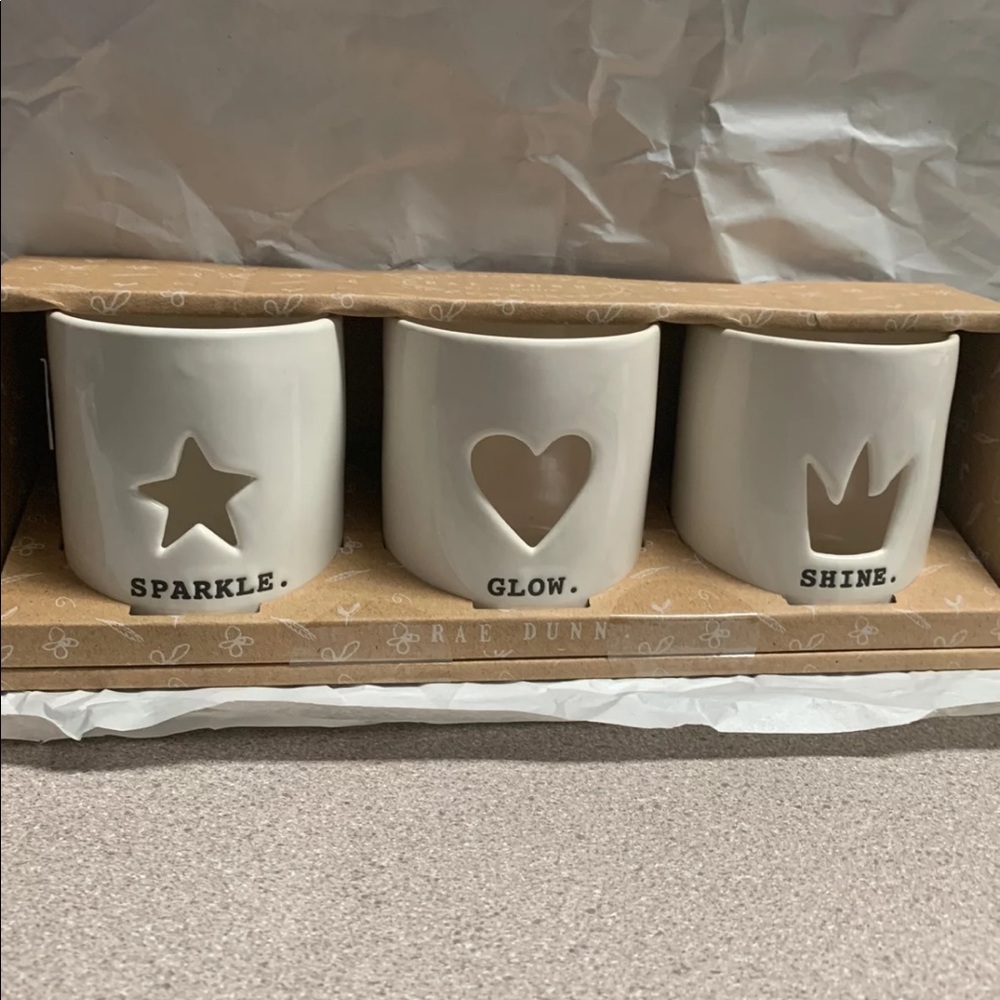 Rae Dunn candle holders